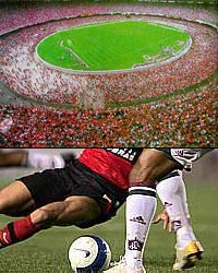 Foto: Futebol no Est�dio do Maracan�